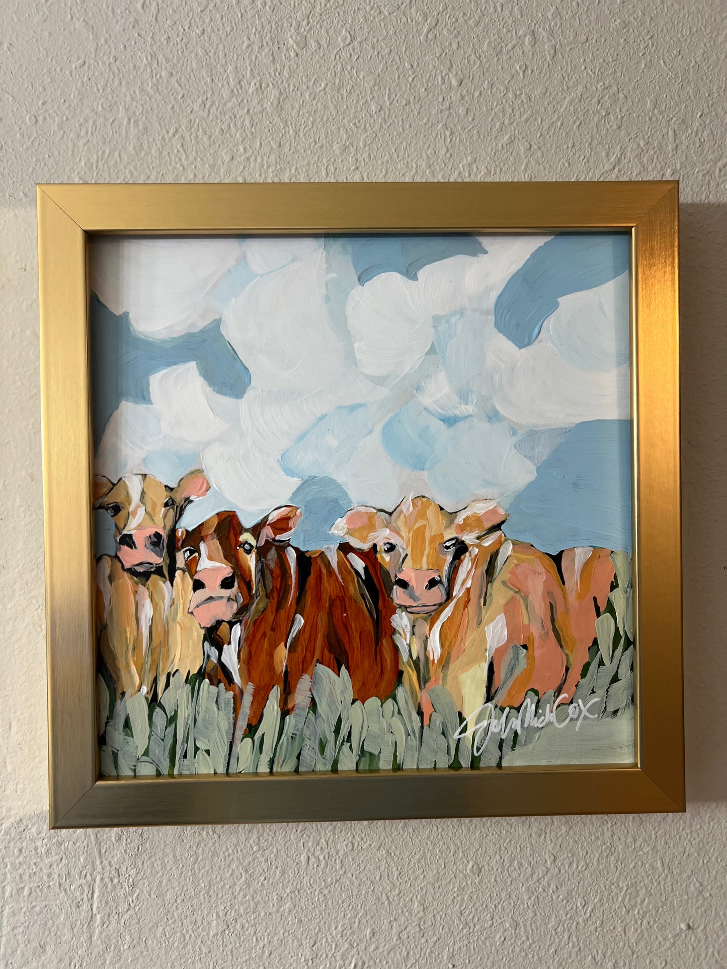 3 Cows painting