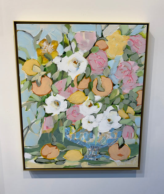Summer Floral with lemons & oranges