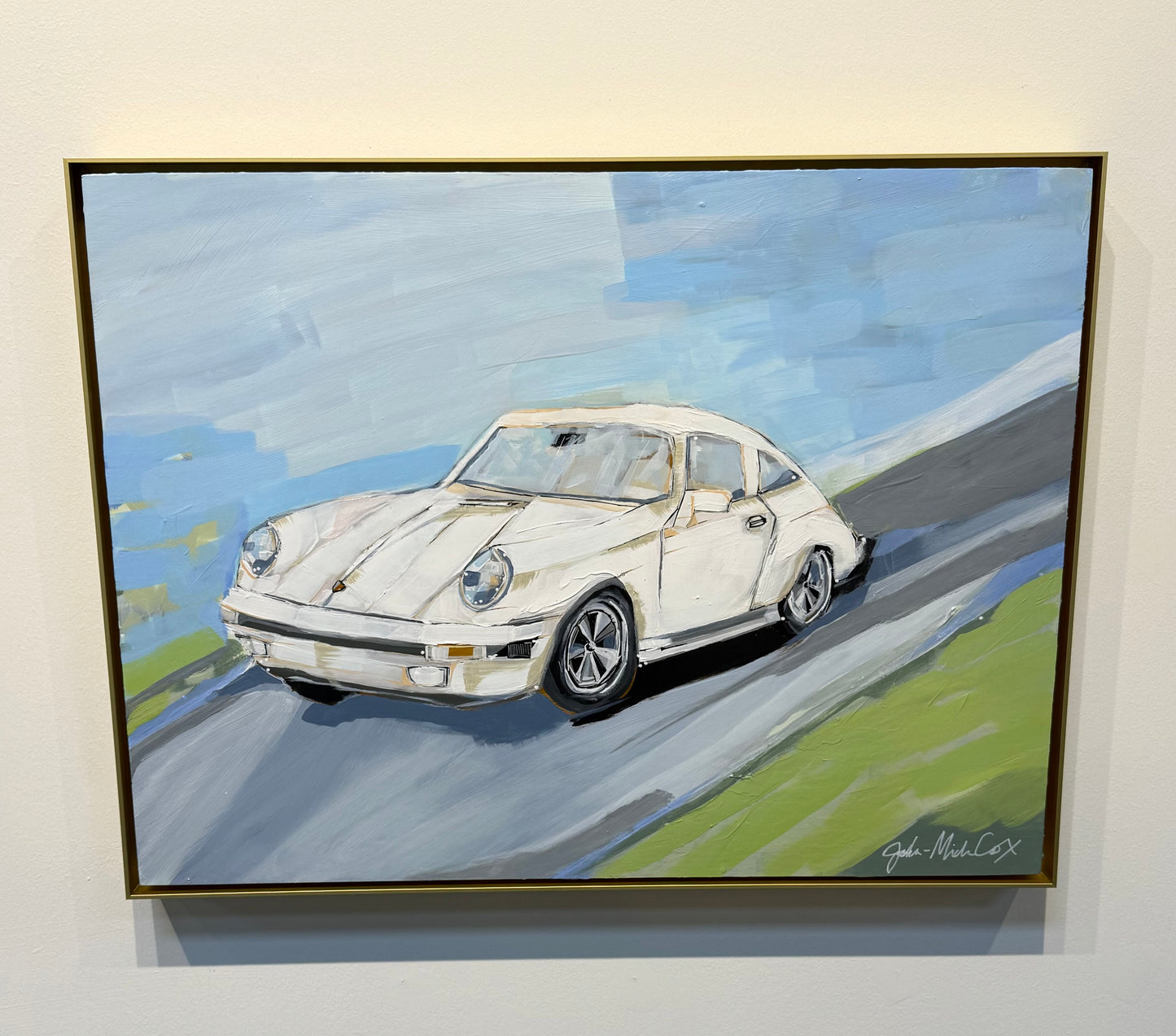 Classic White Porsche