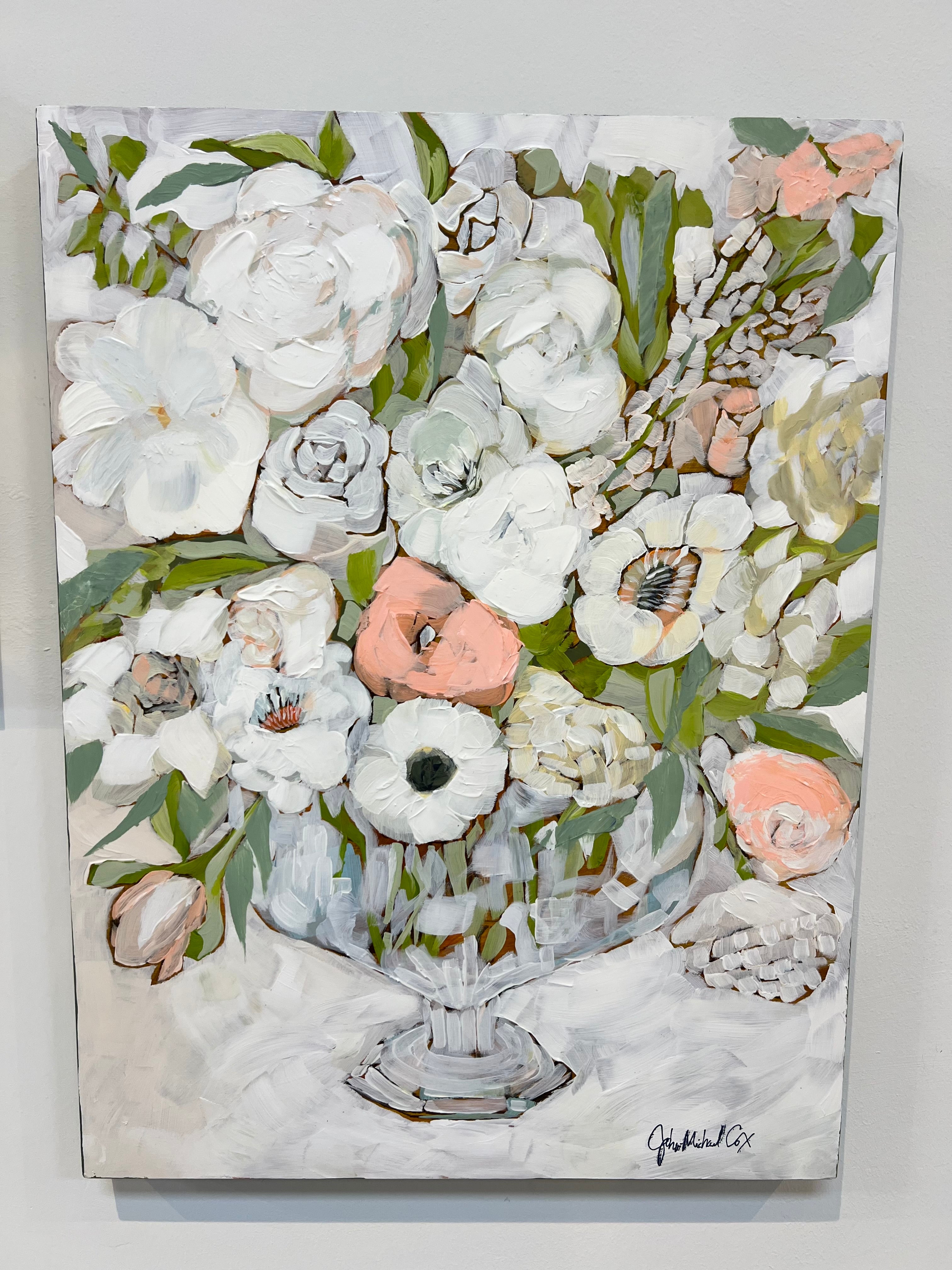 Jimca Designs Original Pink, green and white floral – JMC Designs