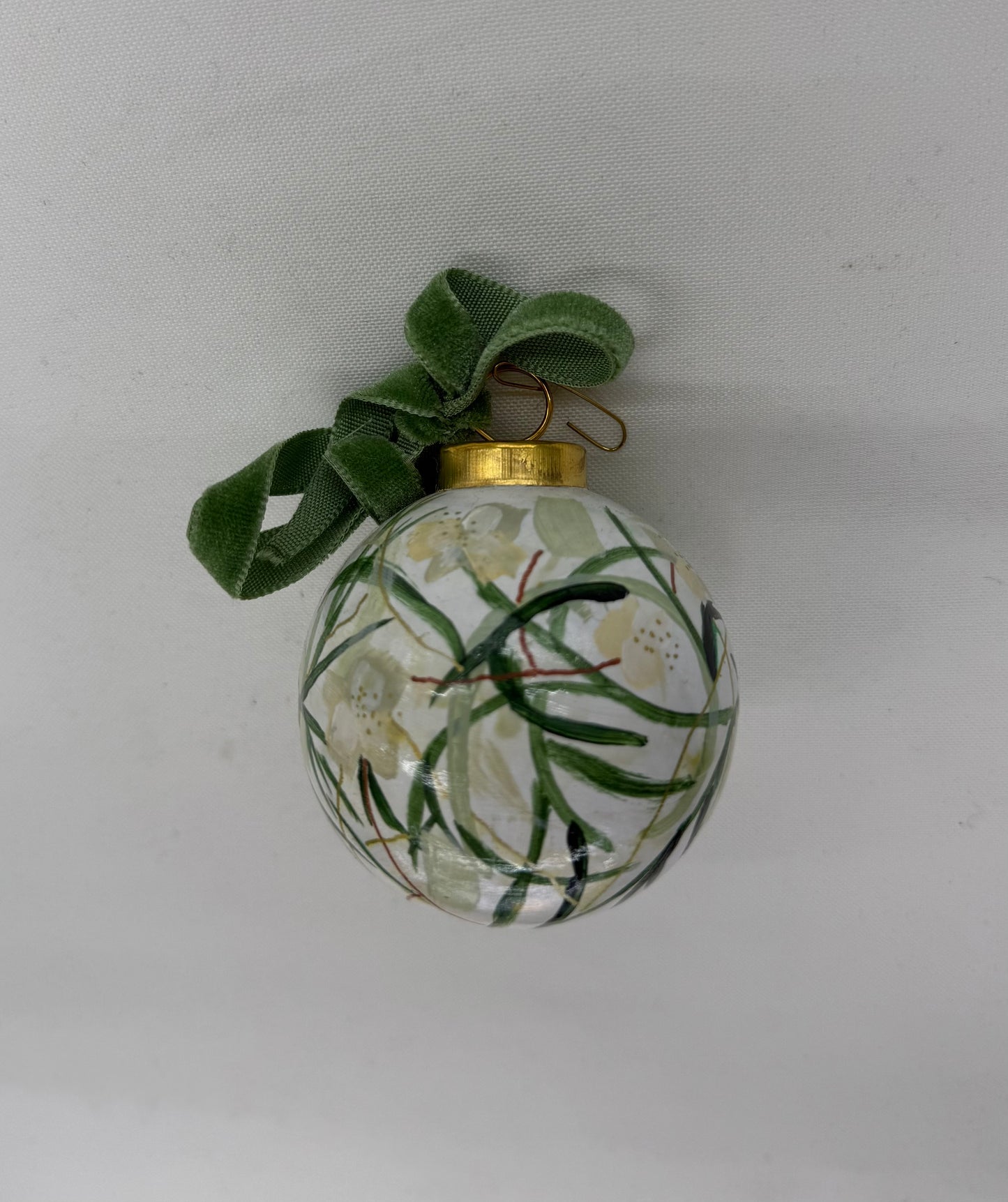 Floral Christmas Ornament