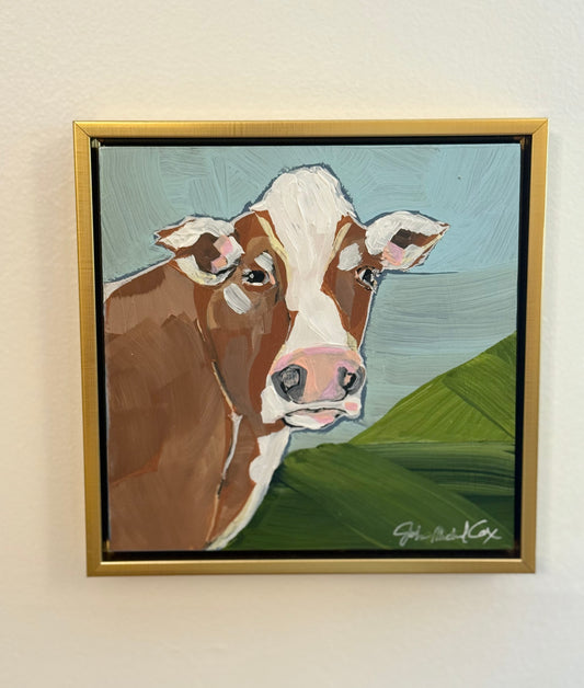 8x8 mini “Belle” the cow