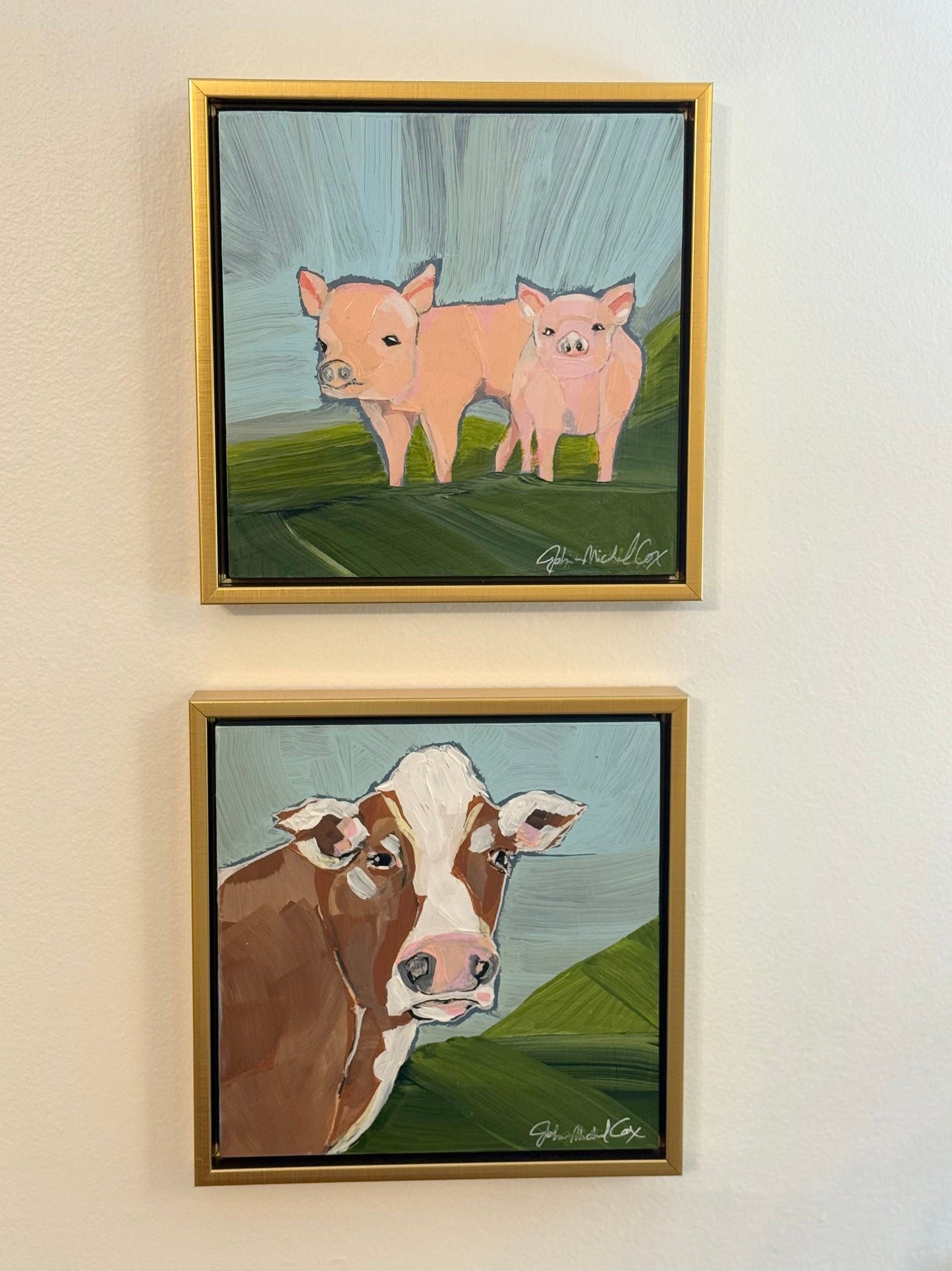 8x8 mini “Belle” the cow